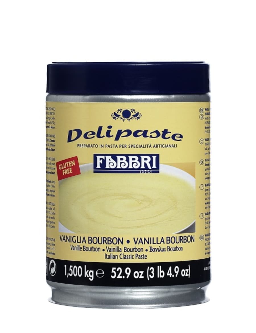 Fabbri bragðefni vanilla og bourbon 1,5kg