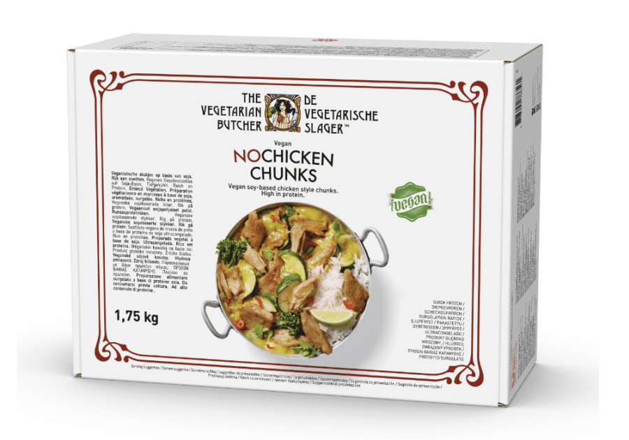 The Vegetarian Butcher NoChicken Chunks 1x 1,75KG