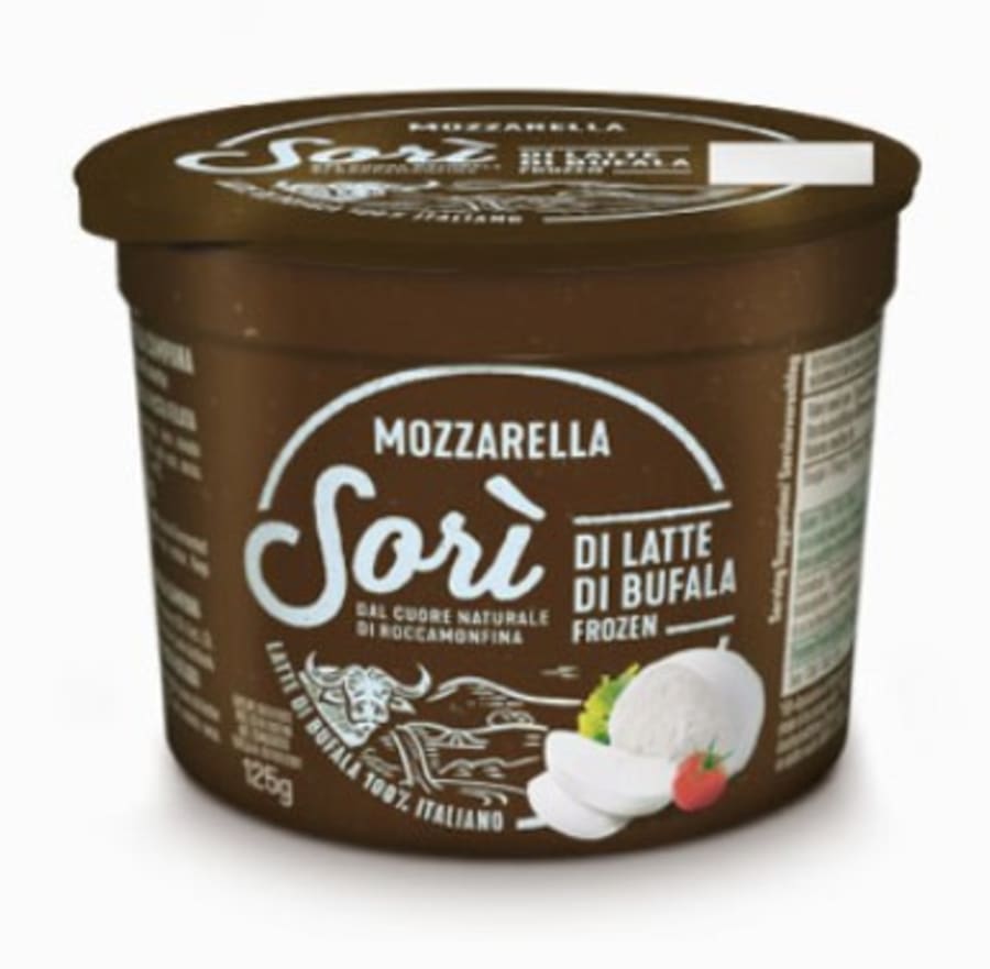 Mozzarella ostur di latte di Bufala 125g x12 í ks frost