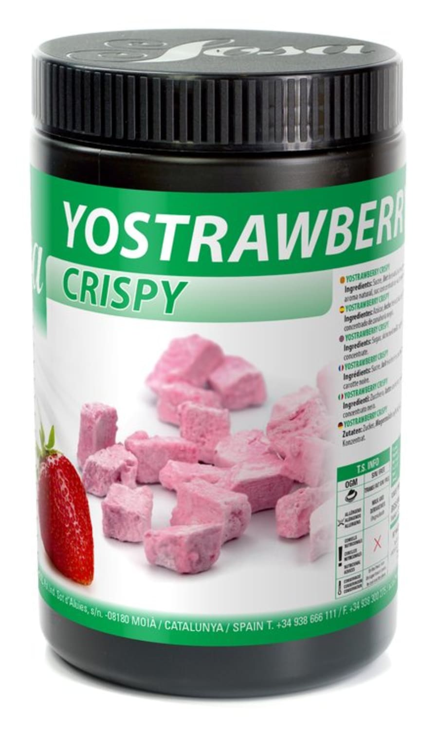 Þurrkað Jógúrt með jarðarberjum - bitar 150g