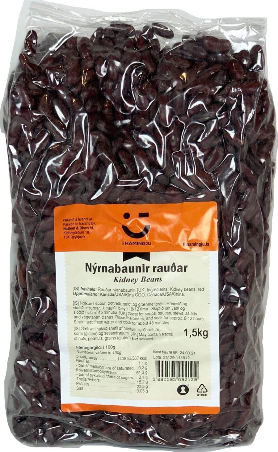 $Ekran Nýrnabaunir Rauðar 1,5 kg (6)