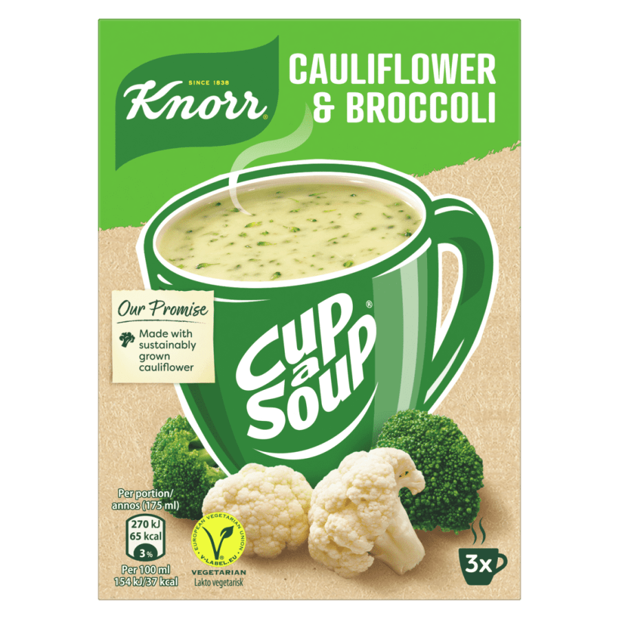 $KNORR Bollasúpa Blómkál&Brokkoli 12x3x15g