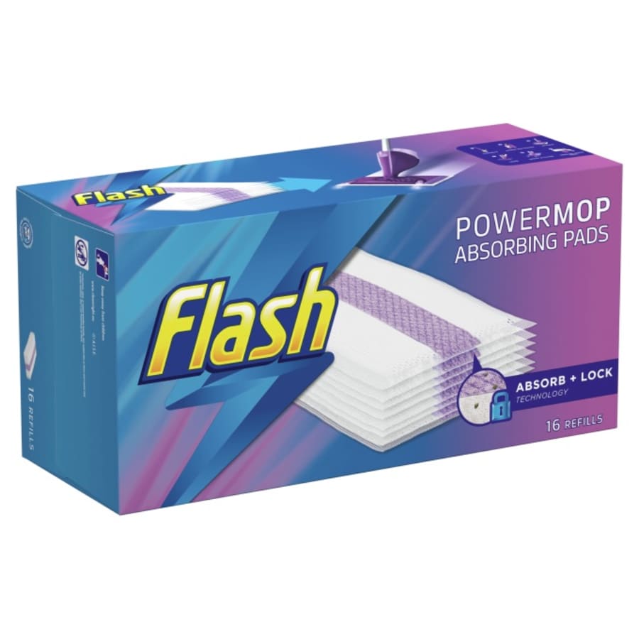 Flash PowerMop Refill Pads 16stk