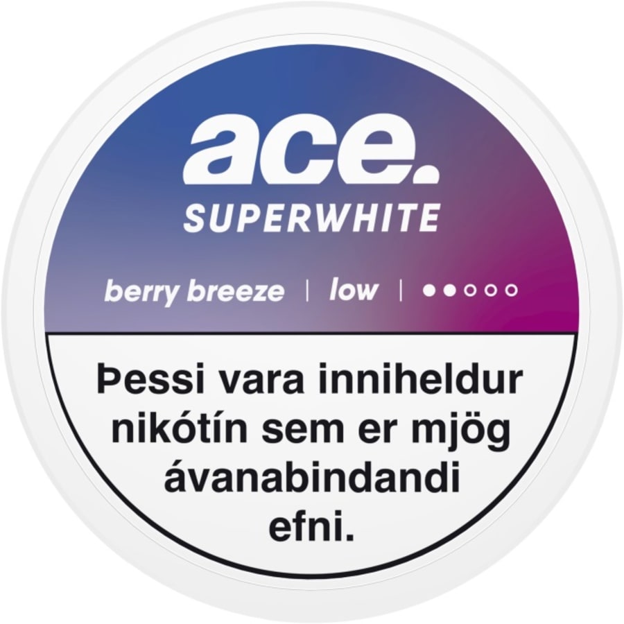 Ace Berry Breeze Low 6mg/g - 3,9mg/púði