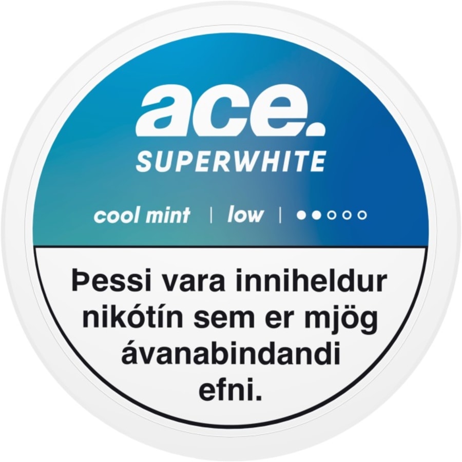 Ace Cool Mint Low 6mg/g - 3,6mg/púði