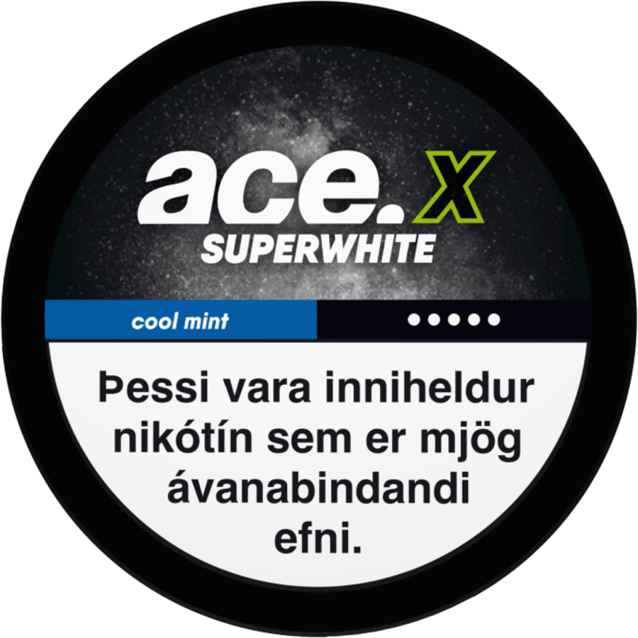 Ace X Cool Mint 20mg/g - 12mg/púði