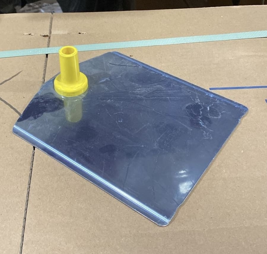 afi járnfótur fy ramma gul