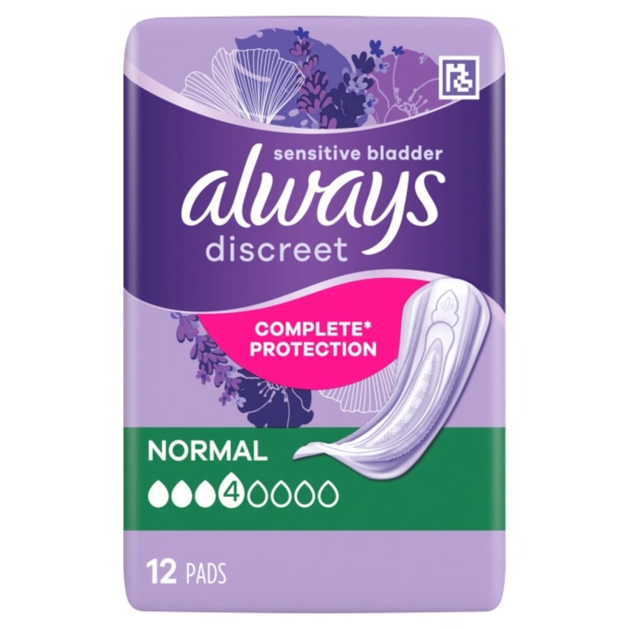 Always Discreet þvaglekabindi Normal 4 dropa 12stk