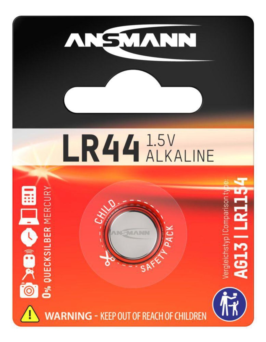 Ansmann LR44 Alkaline rafhlaða