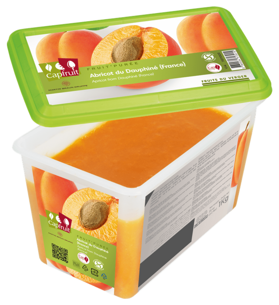 Apríkósu Puré Capfruit 1kg án viðbætts sykurs
