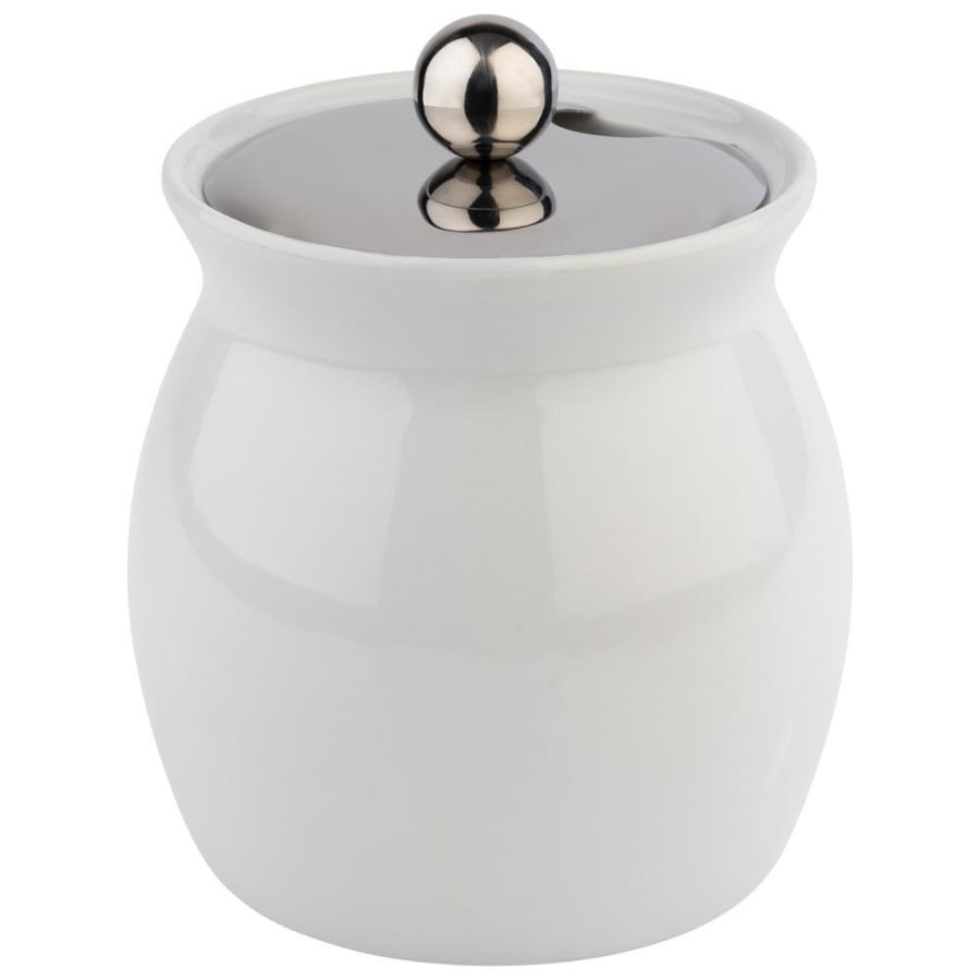 APS Krukka hvít m/loki 13cm leir