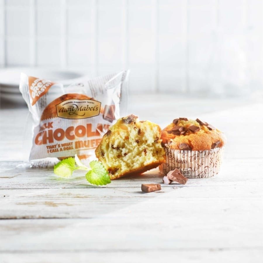 Aunt Mabel Muffins Milk Chocolate
