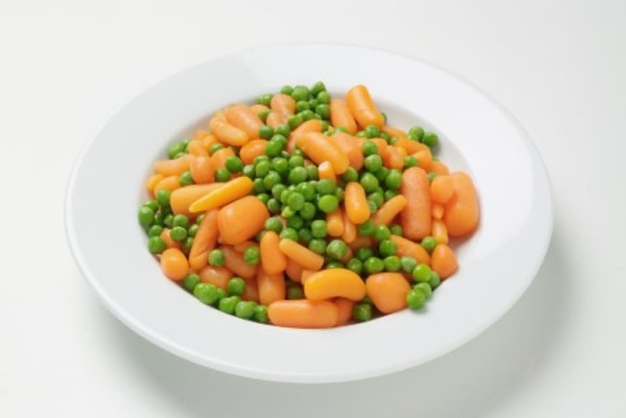 Baby gulrætur og grænar baunir 2,5kg