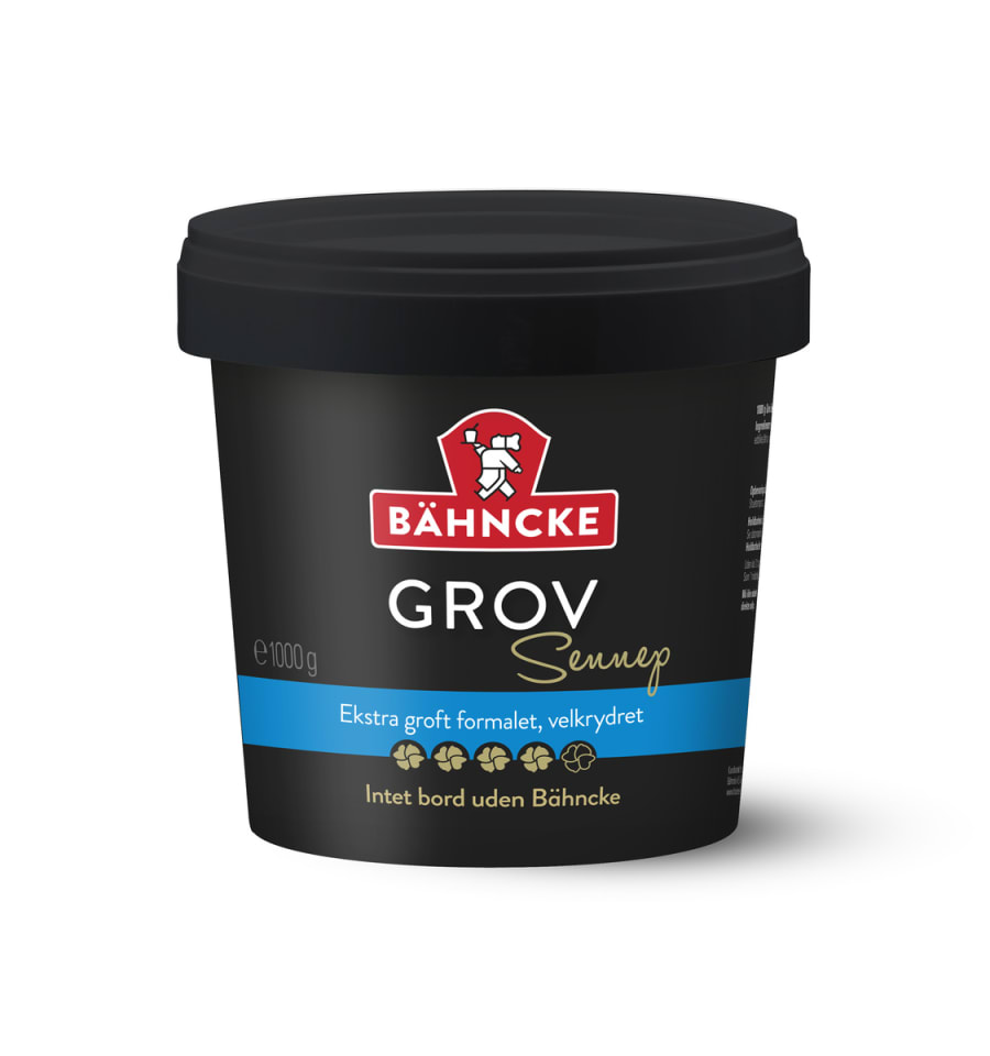 Bahncke Sinnep grófkorna 1 kg