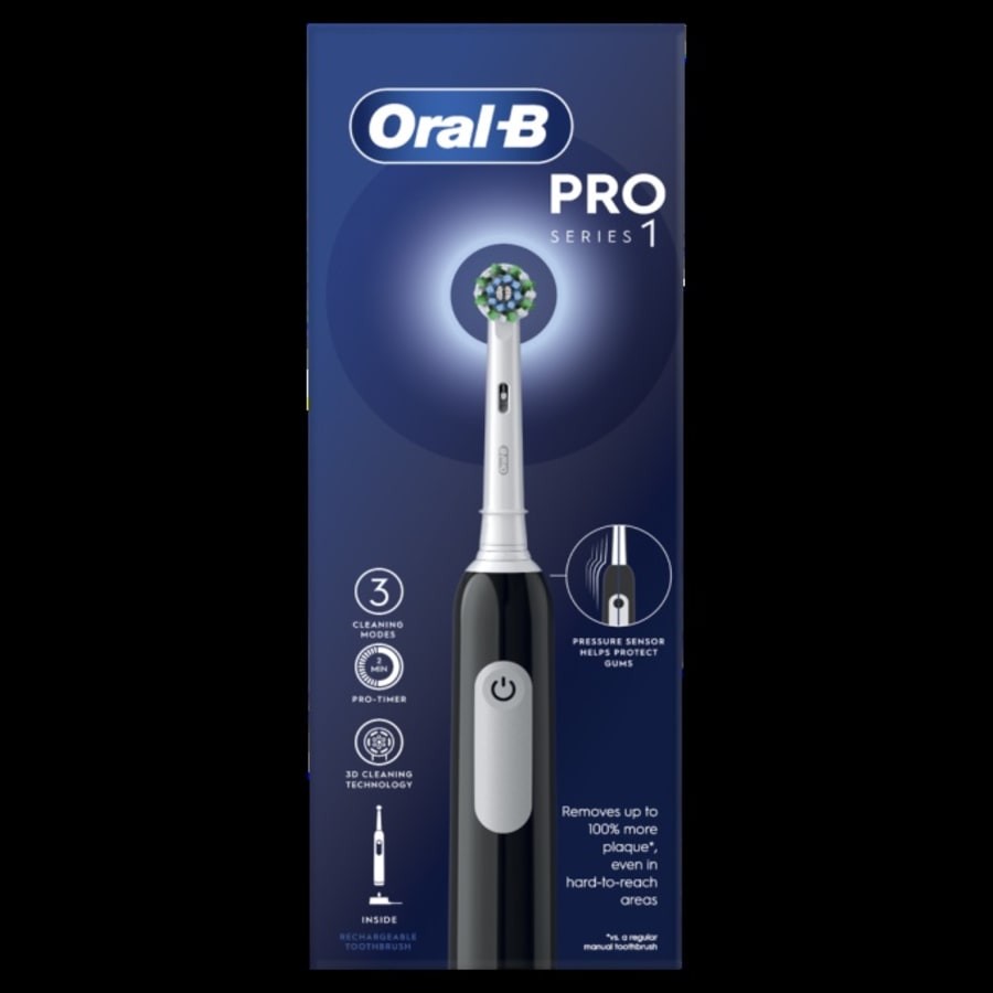 Oral-B Brush Pro 1 Cross Action Black