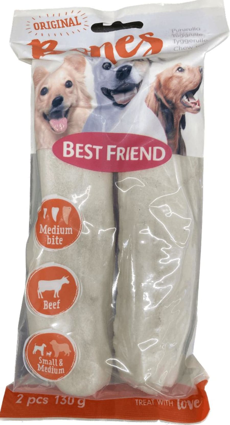 Best friend hundabein 17 cm x 2 stk