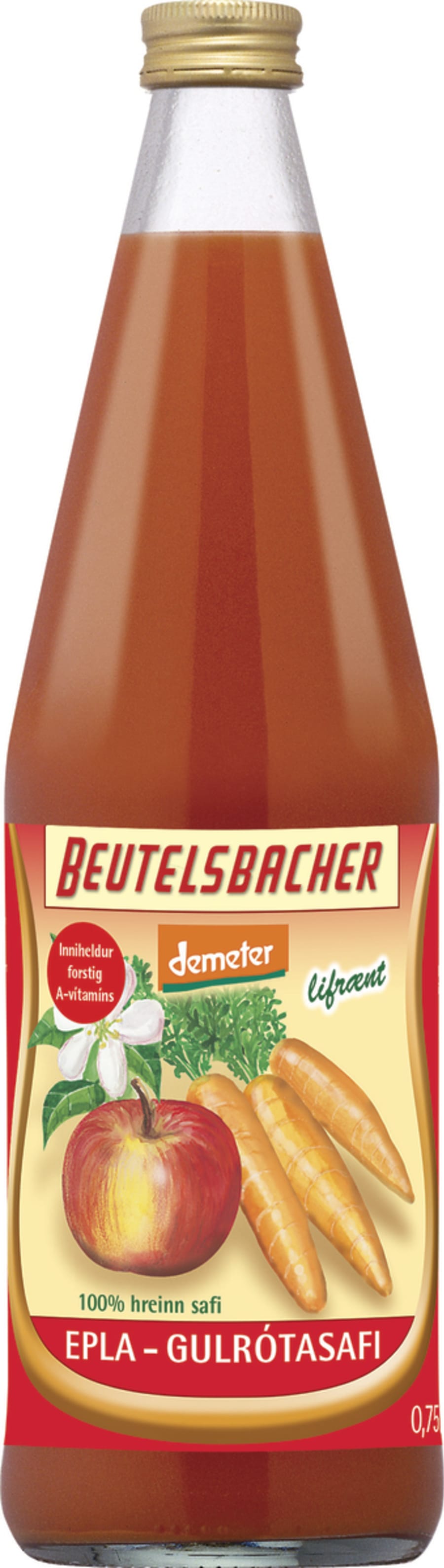Beutelsbacher Epla- og Gulrótarsafi