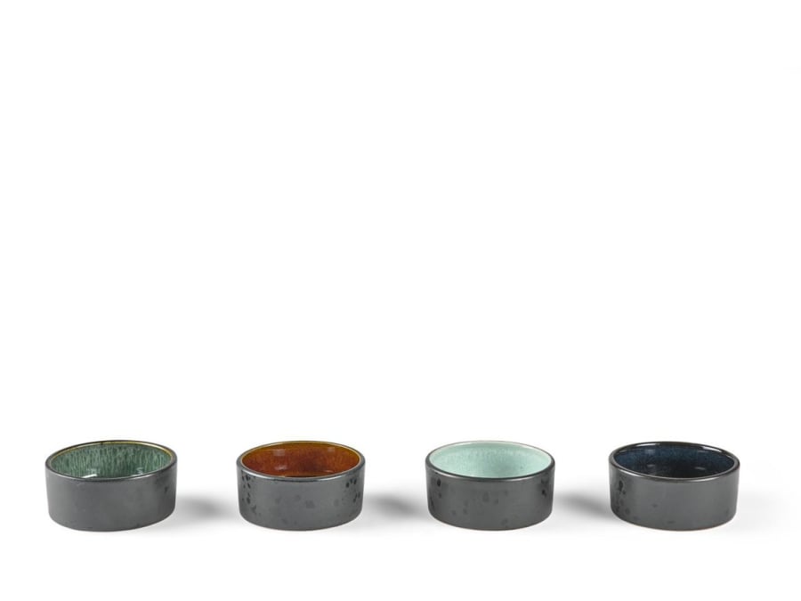 Bitz Gastro skálar mini 7,5cm 4stk sett black/dark
