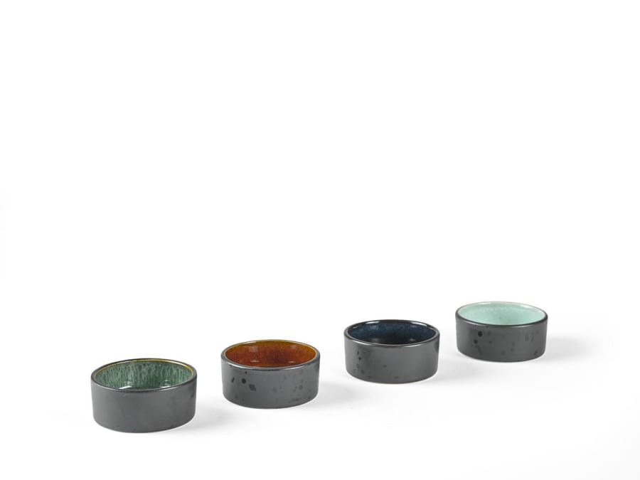 Bitz Gastro skálar mini 7,5cm 4stk sett black/dark