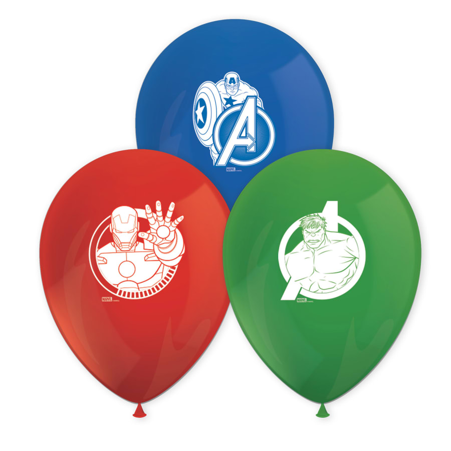 Blöðrur Avengers hetjur 8st (12)