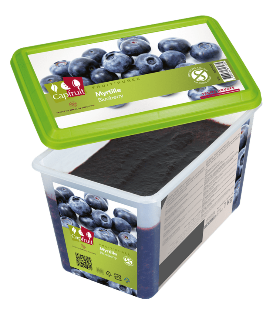 Bláberja Puré Capfruit 1kg án viðbætts sykurs