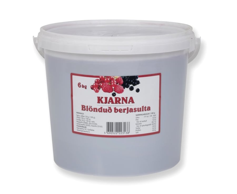 Blönduð berjasulta 6kg