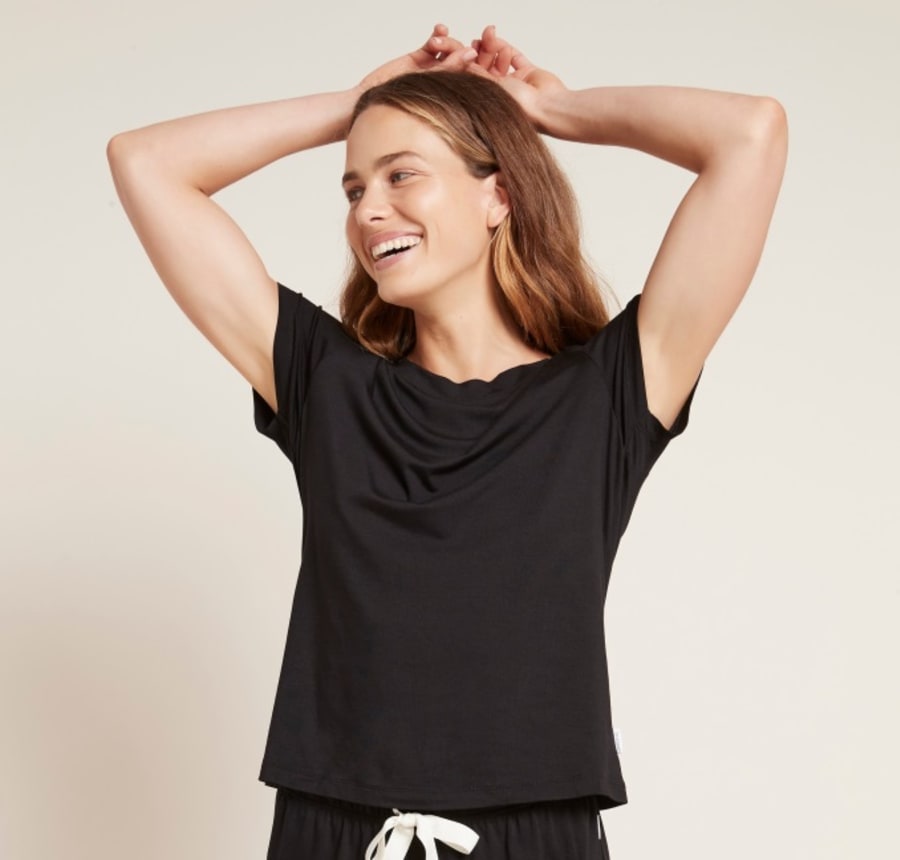 Boody Goodnight Lounge Sleep Tee Black M