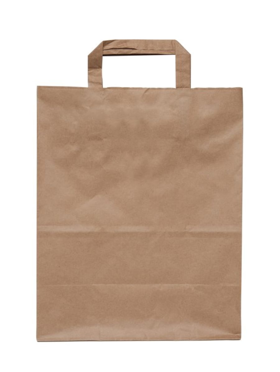 Bréfpokar brúnir m/haldi 11ltr 260x175x245mm 200stk