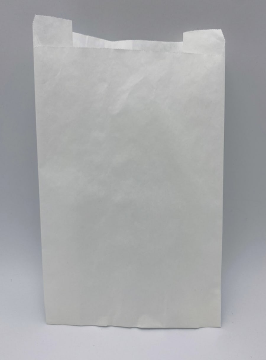 Bréfpokar hvítir 12.5x5.8x21.5cm 1kg 1000stk