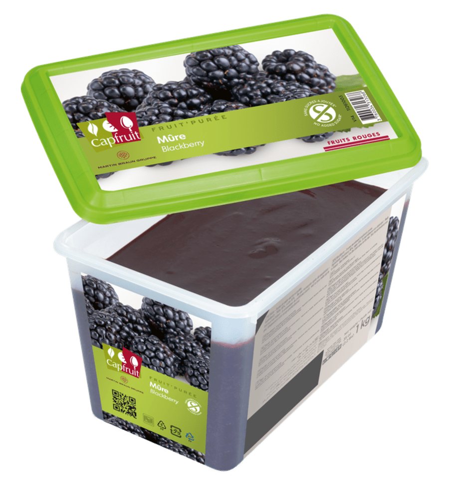 Brómberja Puré Capfruit 1kg án viðbætts sykurs