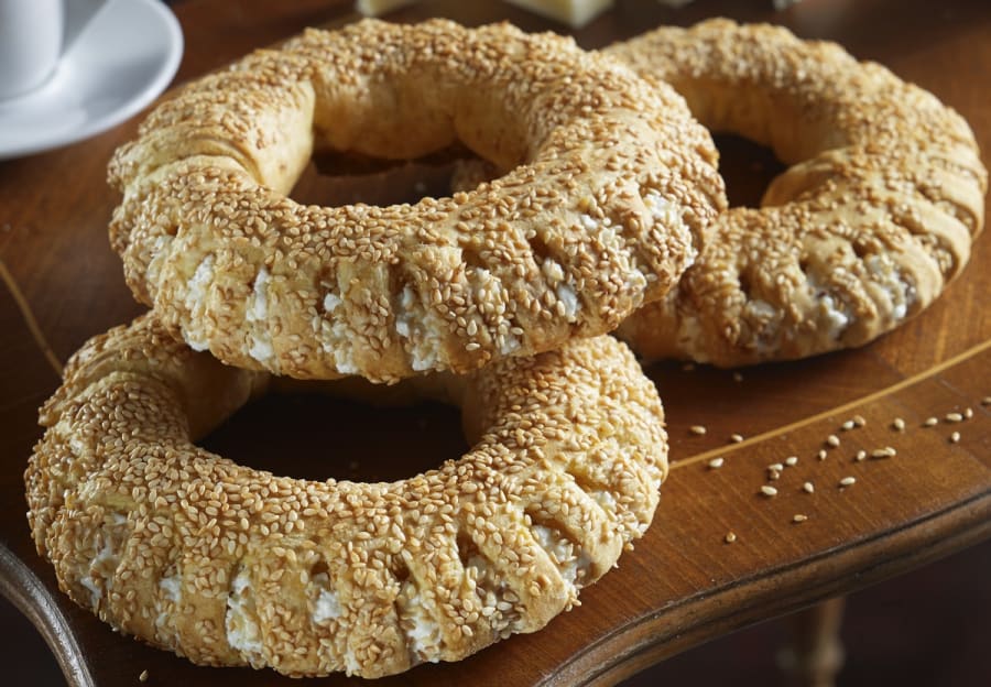 Brauðhringur Grískur fylltur með osti