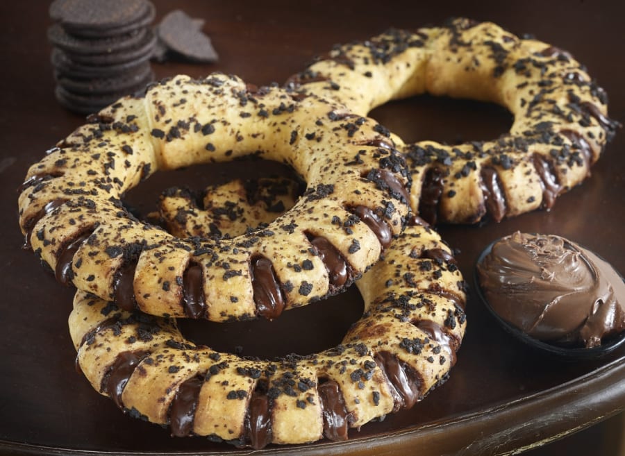 Brauðhringur Grískur Heslihnetu Pralín