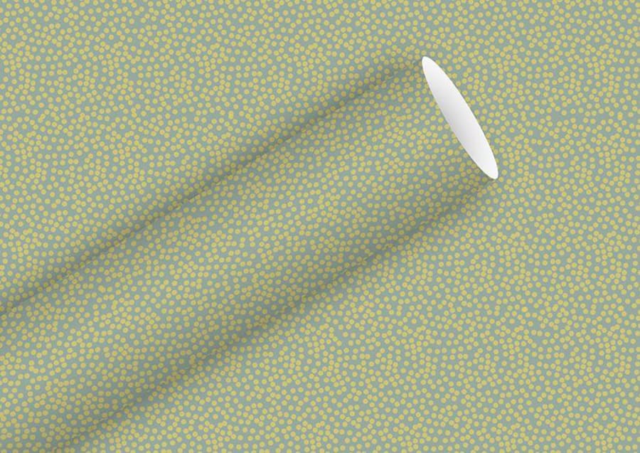 Braun Company Gjafapappír 2m x 70cm Minidots salbei