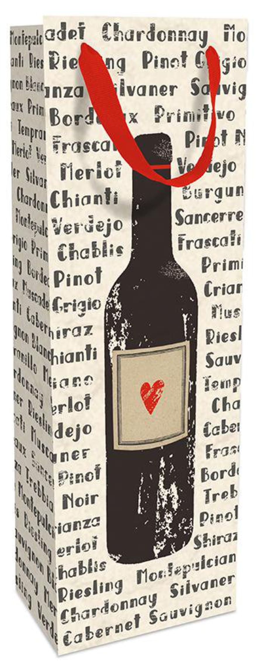 Braun Company Gjafapoki 12x37x8cm Lieblingswein