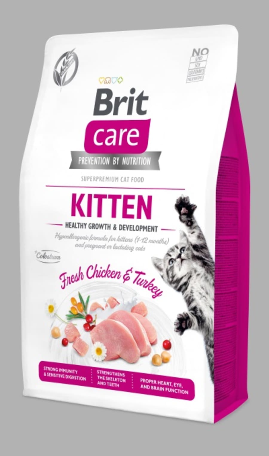 Brit CCat GF Kitten Fresh Chicken&Turkey 2kg