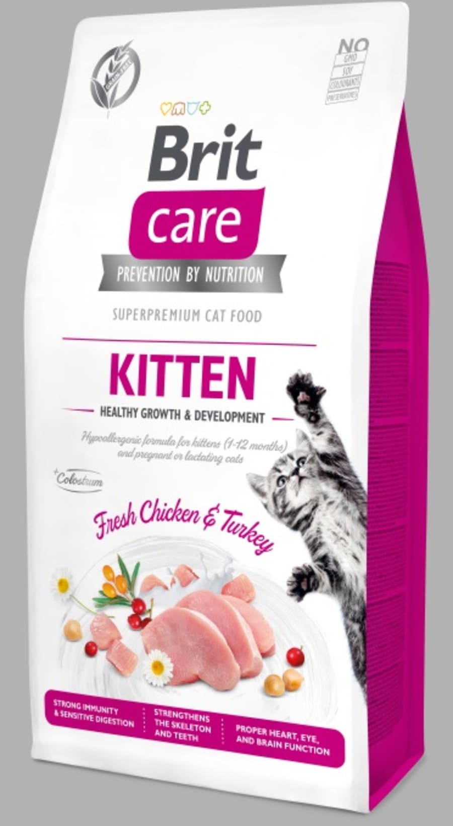 Brit CCat GF Kitten Fresh Chicken&Turkey 7kg