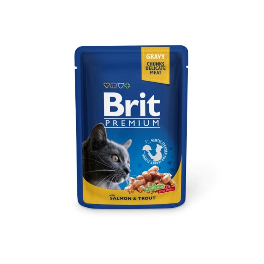 BritPCat Salmon Pouch - 100g
