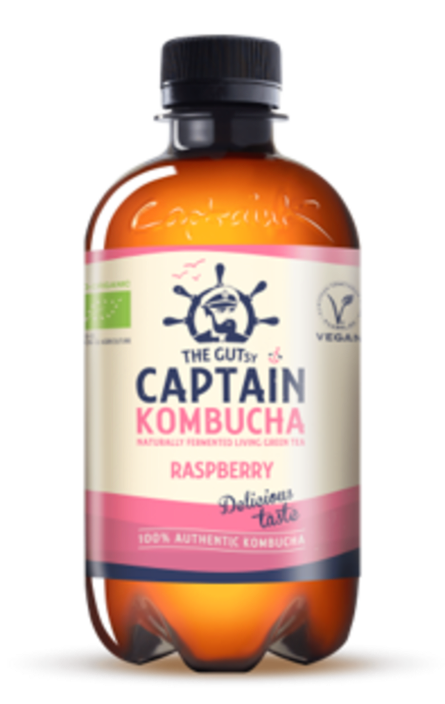 Captain Kombucha Raspberry 400ml (12)