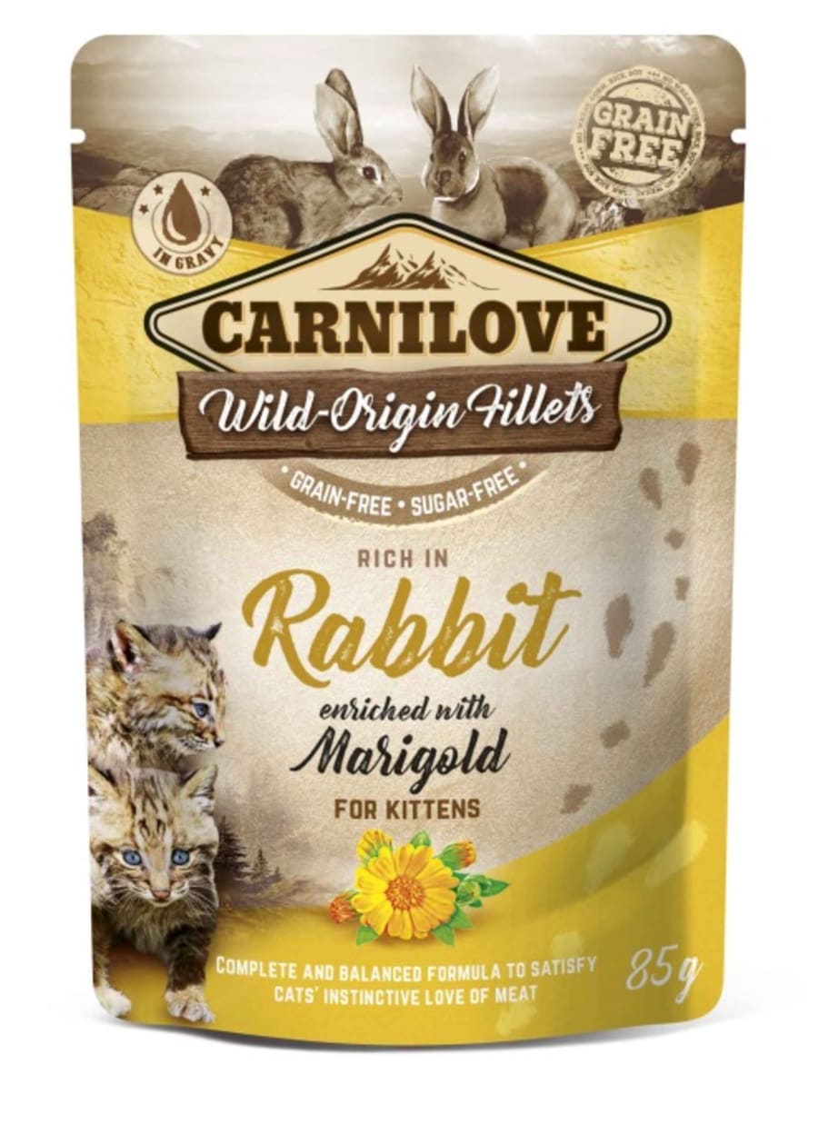 Carnilove Kitten pouch Rabbit w/Marigold 85g