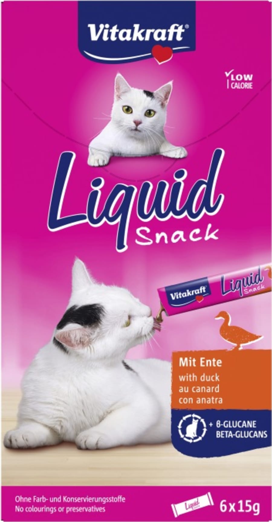 Cat Liquid Snack - Önd & Beta-Glucane 6stk
