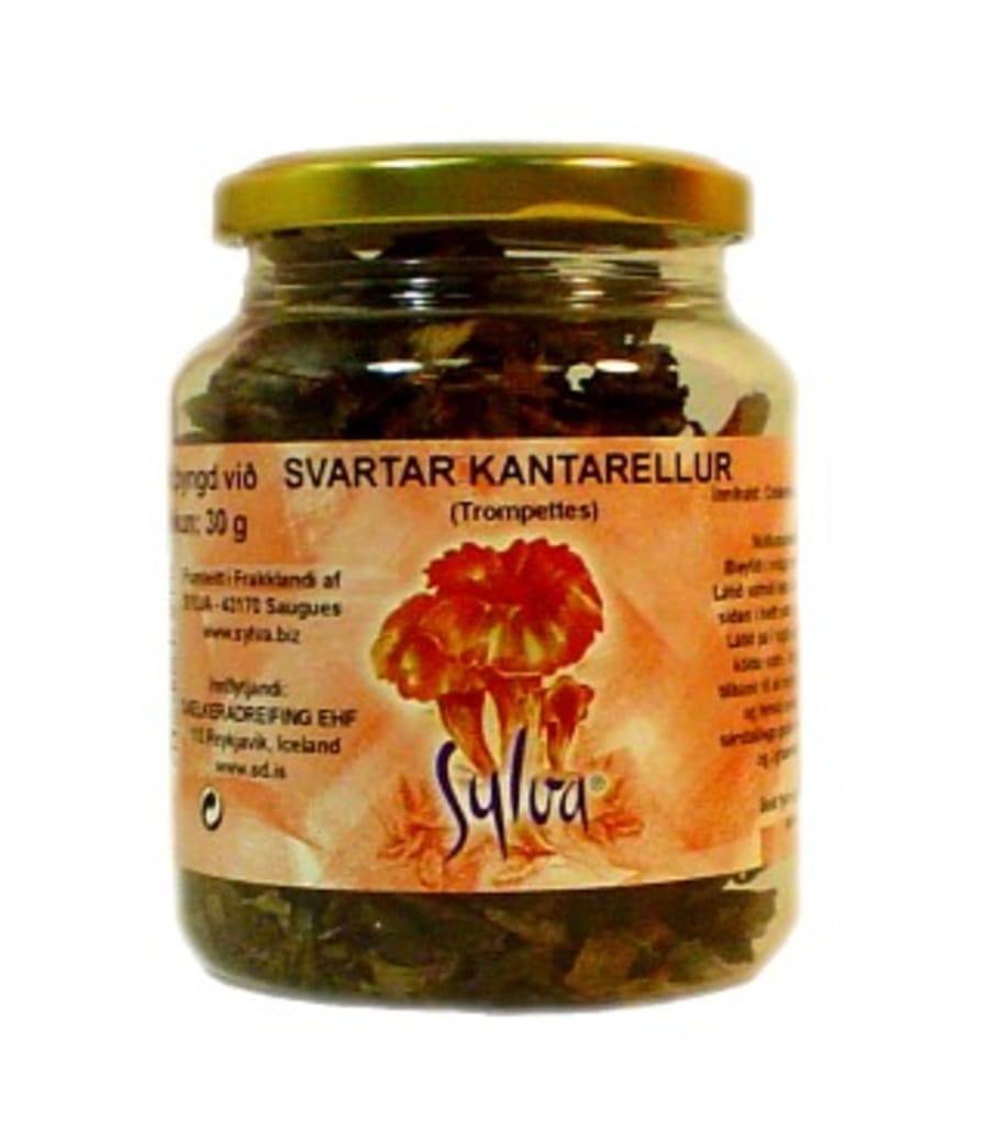 Kantarellusveppir svart 30g