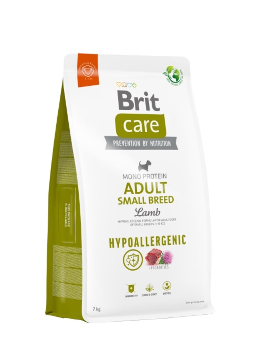 Brit Care Dog Hypoallergenic Adult S Lamb 7kg