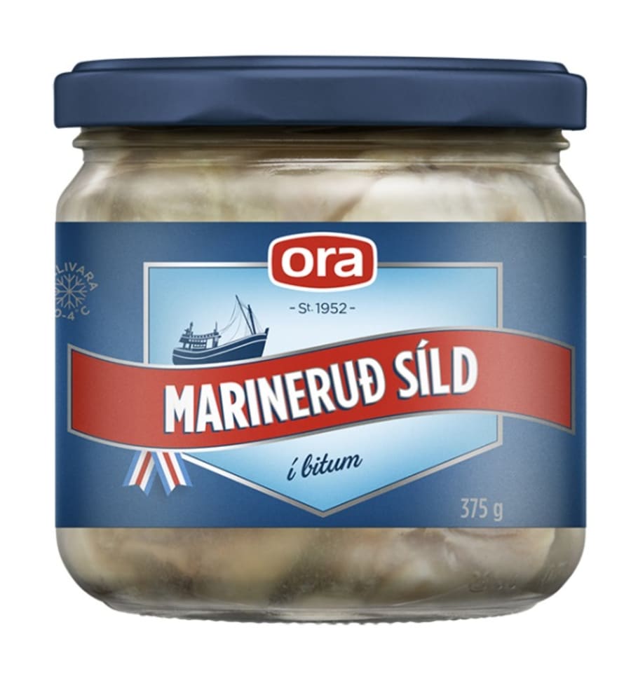 ORA marineruð síld í bitum 375g