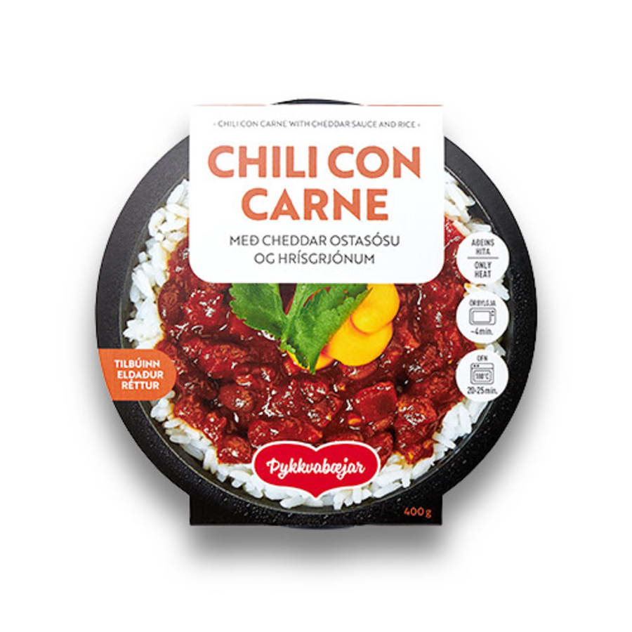 Chili con carne 400 gr - ÞYKKVABÆJAR