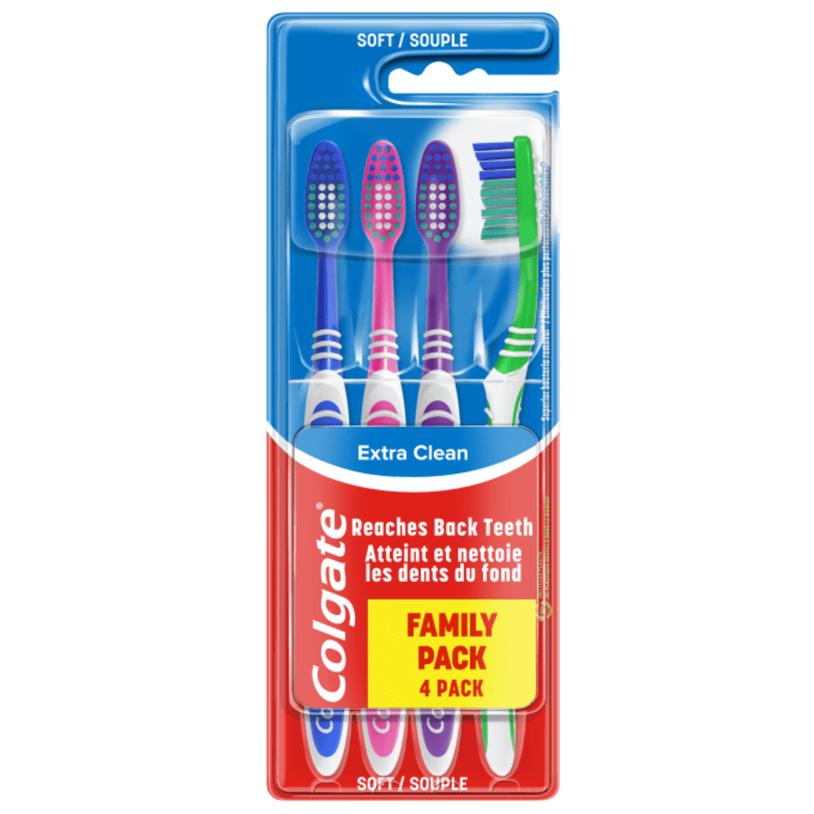 Colgate TB Extra Clean 4-pack Soft