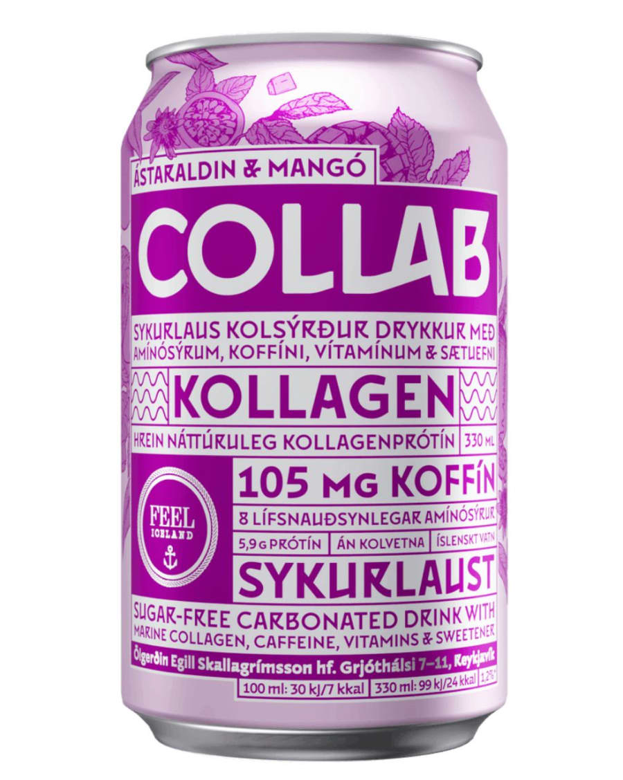Collab jarðarberja & sítrónu 330 ml