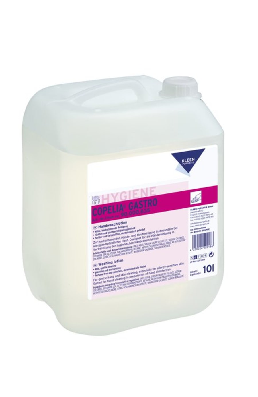 Copelia húð- og handsápa perfume free 10ltr