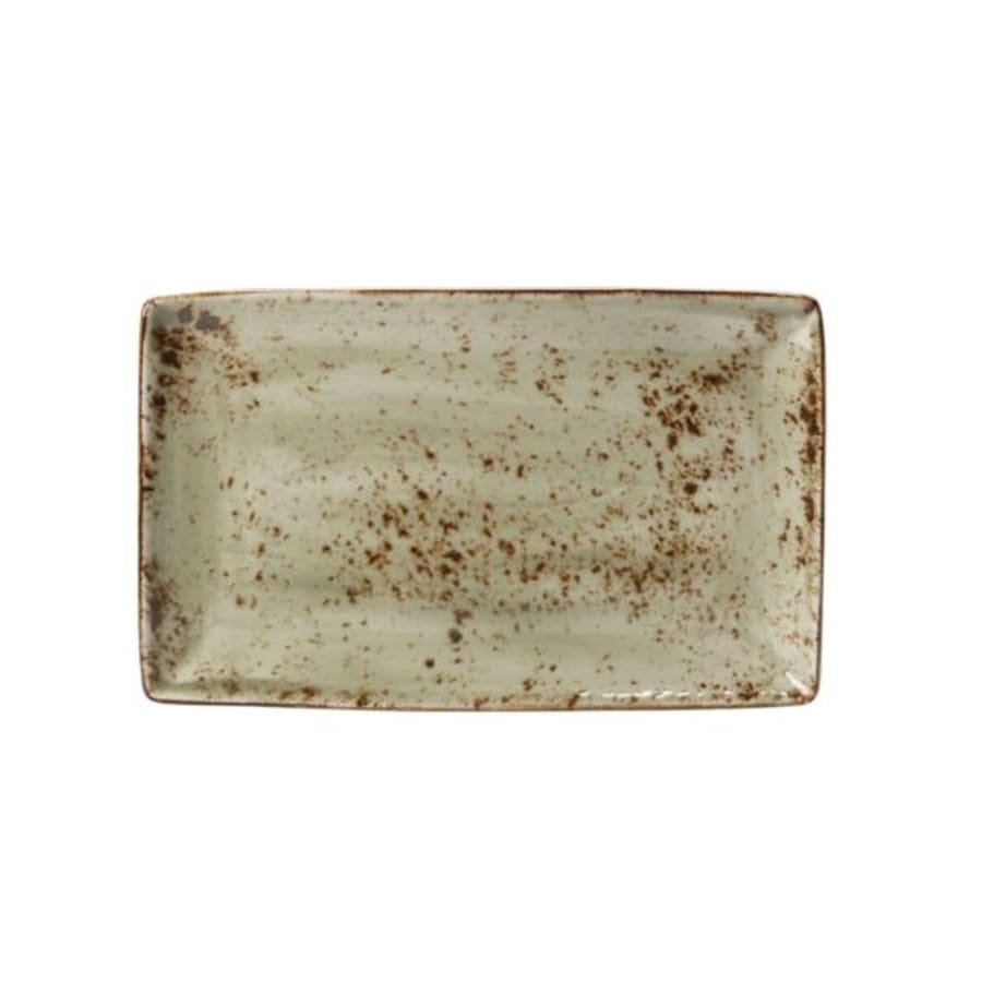 Craft ferkantaður diskur 27 x 17 cm – Green