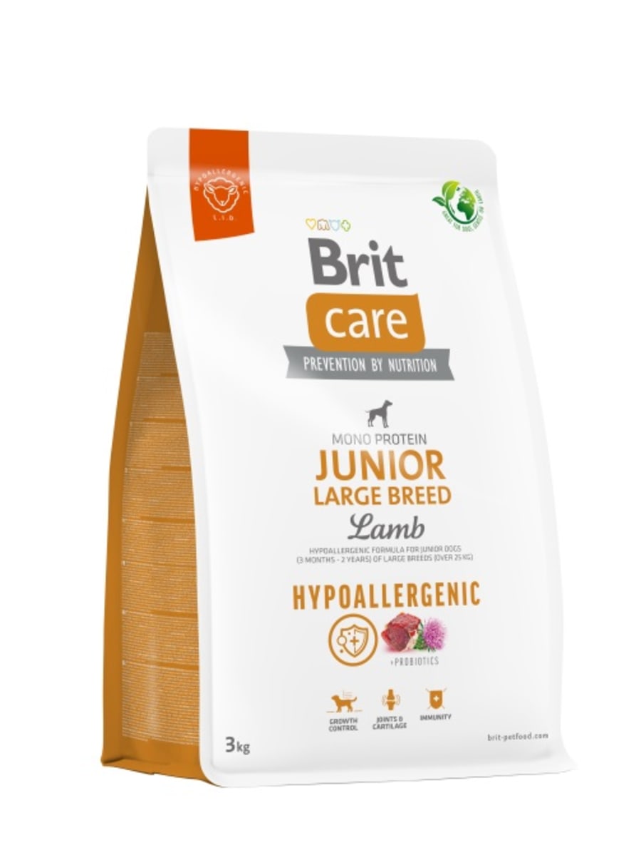 Brit Care Dog Hypoallergenic Junior L Lamb 3kg
