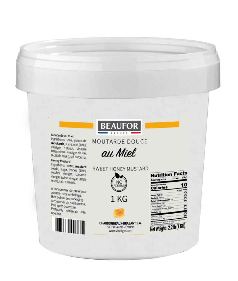 Dijon sinnep hunangs 1kg (6stk/ks)